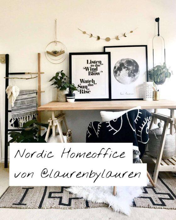 HomeTrends-Nordic Homeoffice von laurenbylauren-Instagram