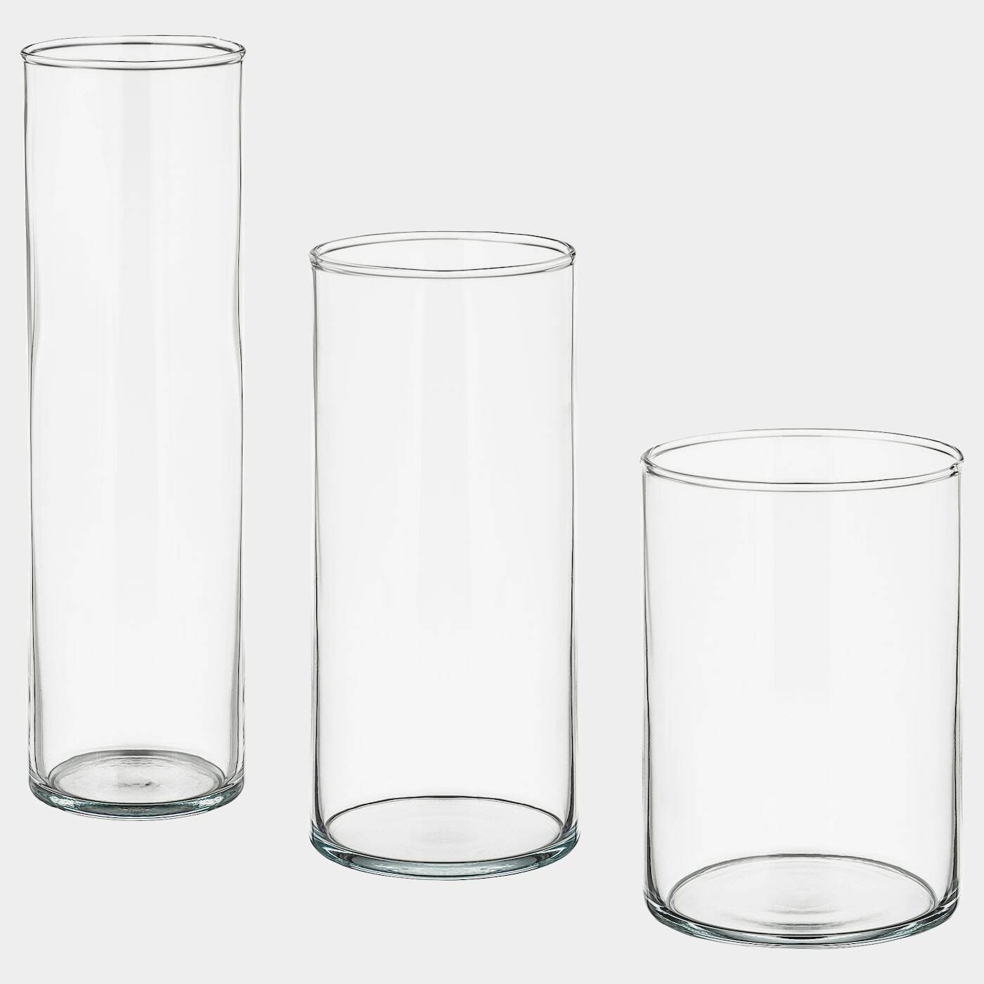 CYLINDER Vase 3er-Set  - Vasen - Dekoration Ideen für dein Zuhause von Home Trends. Dekoration Trends von Social Media Influencer für dein Skandi Zuhause.