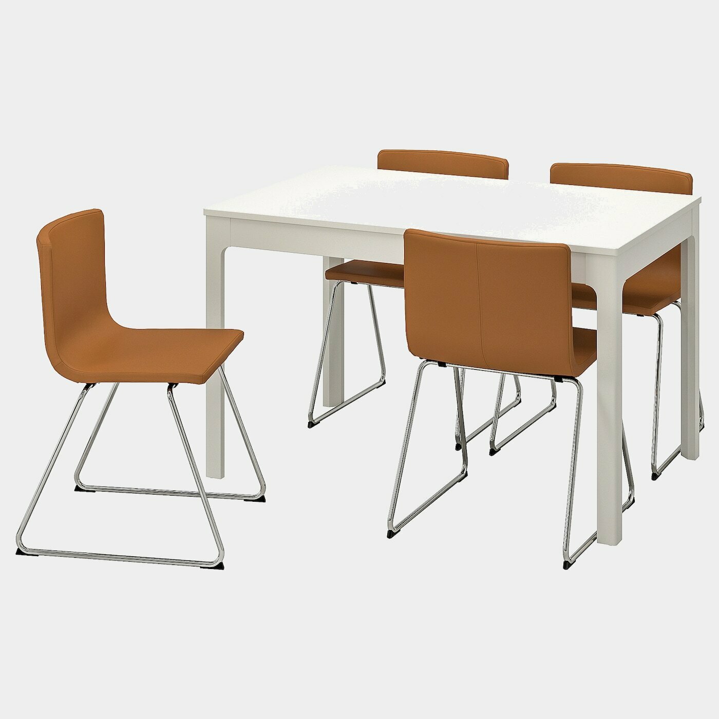 EKEDALEN / BERNHARD Tisch und 4 Stühle  - Essplatzgruppe - Möbel Ideen für dein Zuhause von Home Trends. Möbel Trends von Social Media Influencer für dein Skandi Zuhause.