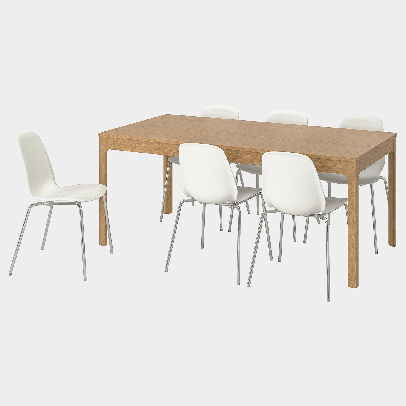 EKEDALEN / LEIFARNE Tisch und 6 Stühle  - Essplatzgruppe - Möbel Ideen für dein Zuhause von Home Trends. Möbel Trends von Social Media Influencer für dein Skandi Zuhause.
