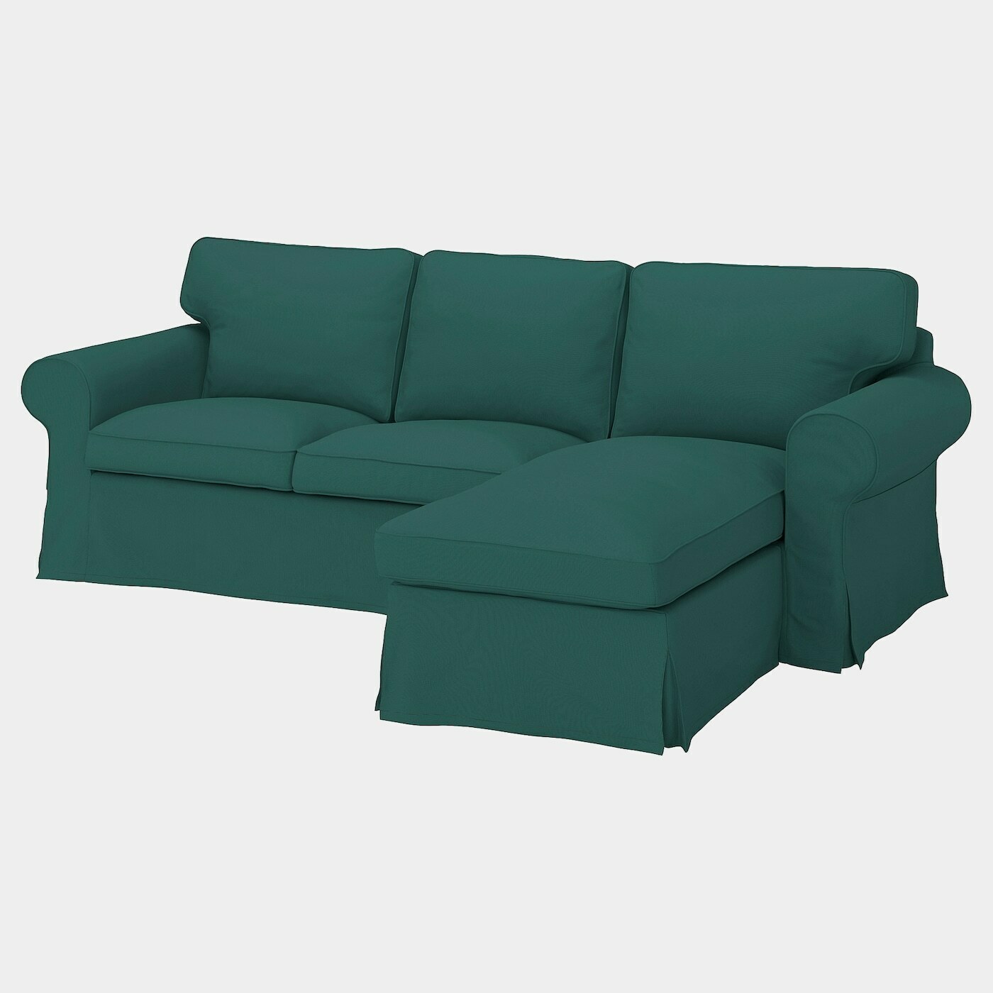 EKTORP 3er-Sofa mit Récamiere  -  - Möbel Ideen für dein Zuhause von Home Trends. Möbel Trends von Social Media Influencer für dein Skandi Zuhause.