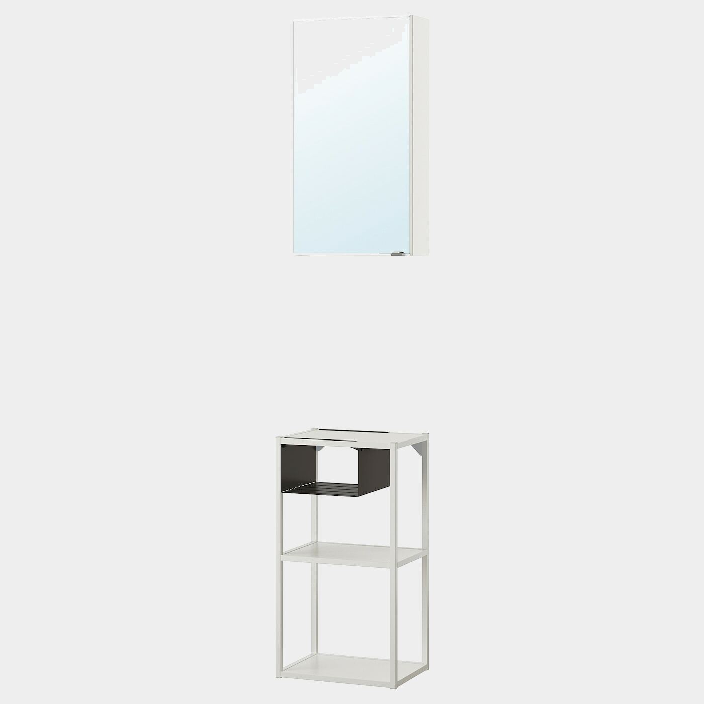 ENHET Wandaufbewahrung mit Spiegeltür  -  - Möbel Ideen für dein Zuhause von Home Trends. Möbel Trends von Social Media Influencer für dein Skandi Zuhause.