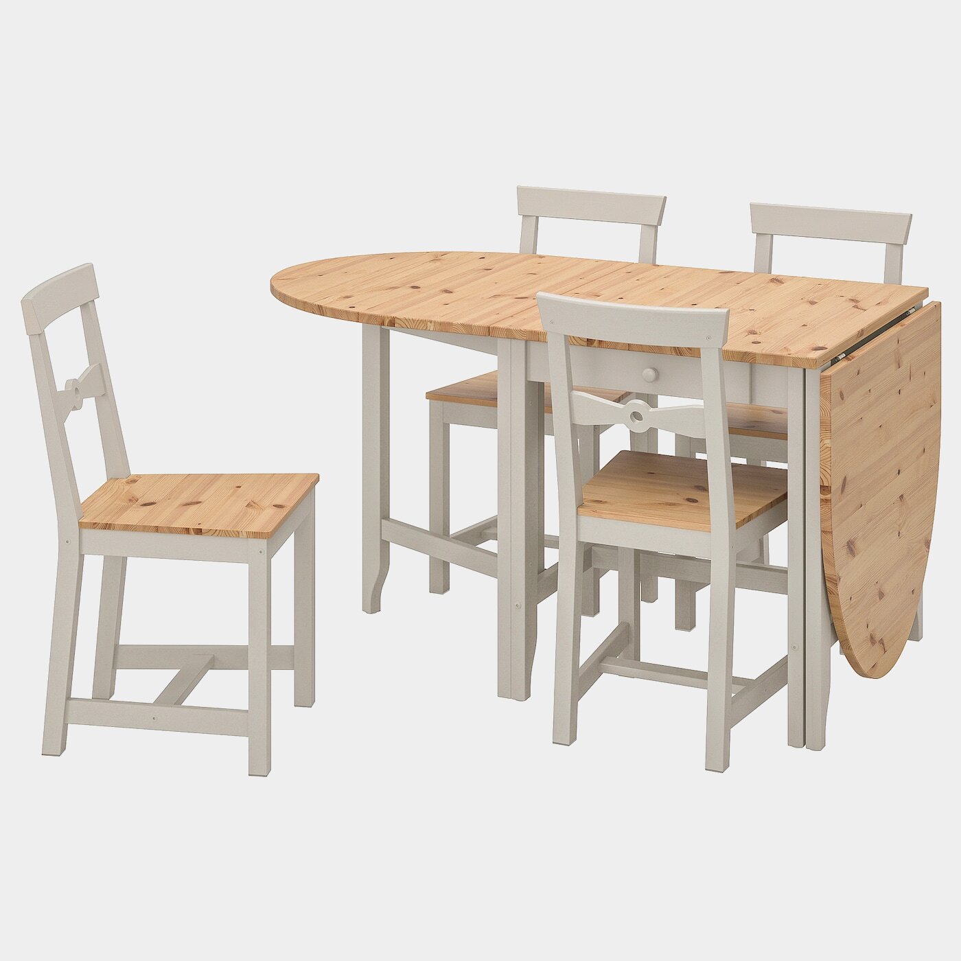 GAMLEBY Tisch und 4 Stühle  - Essplatzgruppe - Möbel Ideen für dein Zuhause von Home Trends. Möbel Trends von Social Media Influencer für dein Skandi Zuhause.