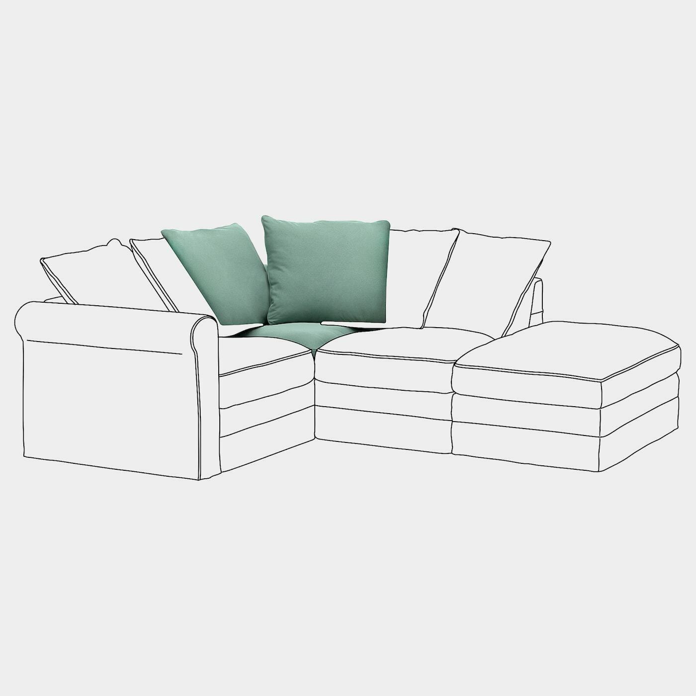 GRÖNLID Eckelement  - Wohnlandschaften & Sitzelemente - Möbel Ideen für dein Zuhause von Home Trends. Möbel Trends von Social Media Influencer für dein Skandi Zuhause.