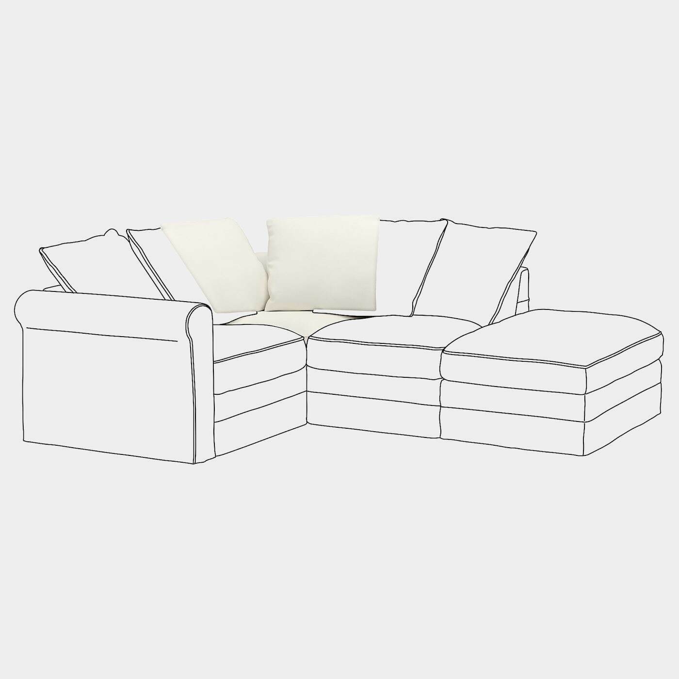 GRÖNLID Eckelementbezug  - extra Bezüge - Möbel Ideen für dein Zuhause von Home Trends. Möbel Trends von Social Media Influencer für dein Skandi Zuhause.