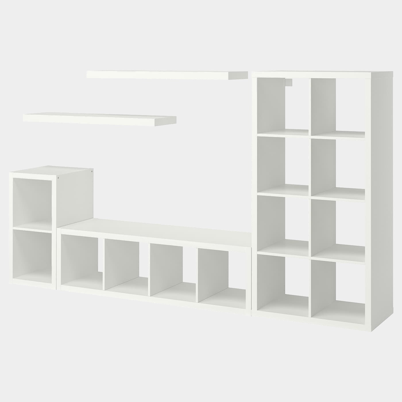 KALLAX / LACK Aufbewahrung mit 2 Böden  -  - Möbel Ideen für dein Zuhause von Home Trends. Möbel Trends von Social Media Influencer für dein Skandi Zuhause.