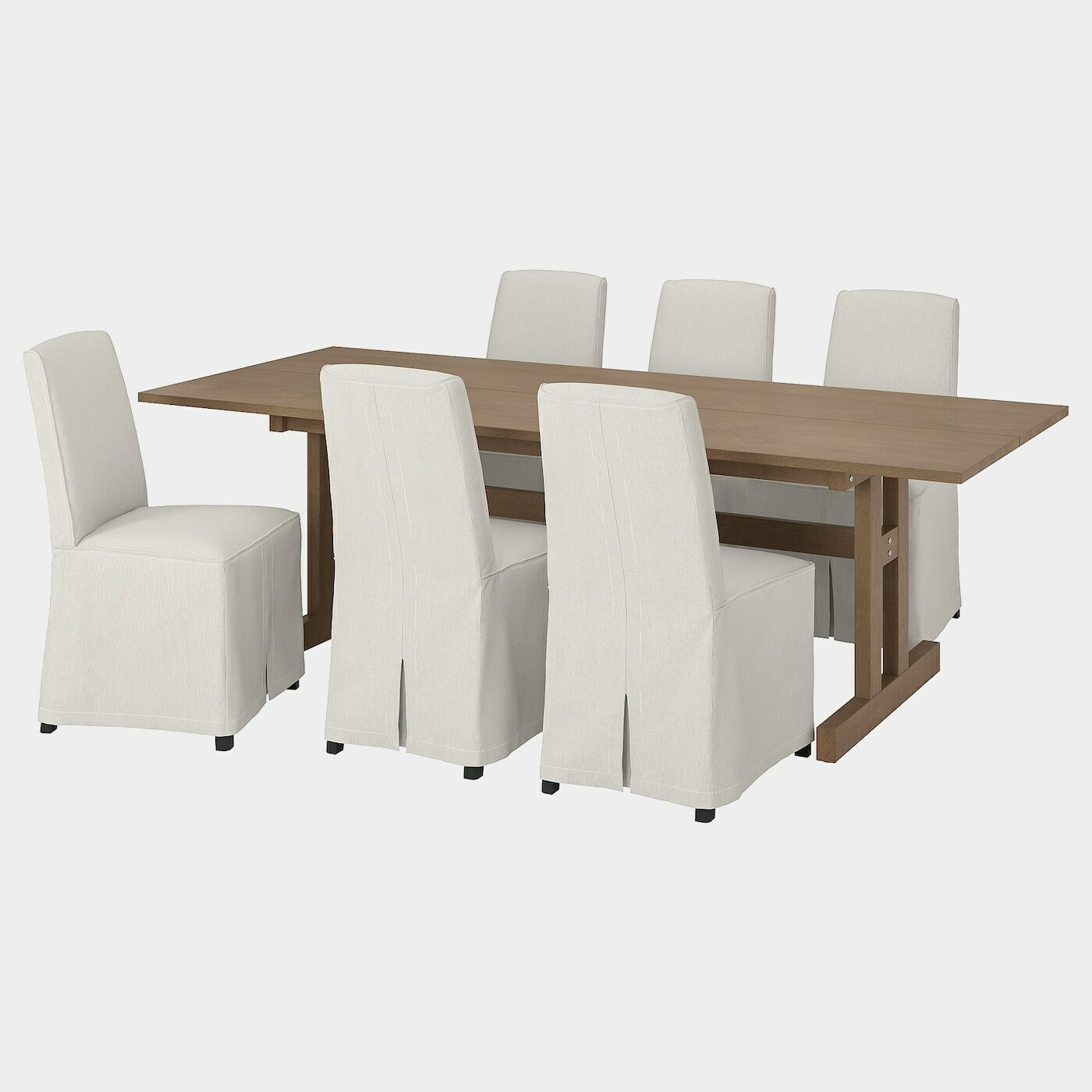 KLIMPFJÄLL / BERGMUND Tisch und 6 Stühle  -  - Möbel Ideen für dein Zuhause von Home Trends. Möbel Trends von Social Media Influencer für dein Skandi Zuhause.