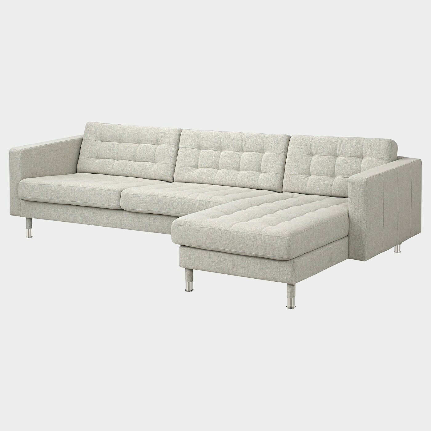 LANDSKRONA 4er-Sofa mit Récamiere  -  - Möbel Ideen für dein Zuhause von Home Trends. Möbel Trends von Social Media Influencer für dein Skandi Zuhause.