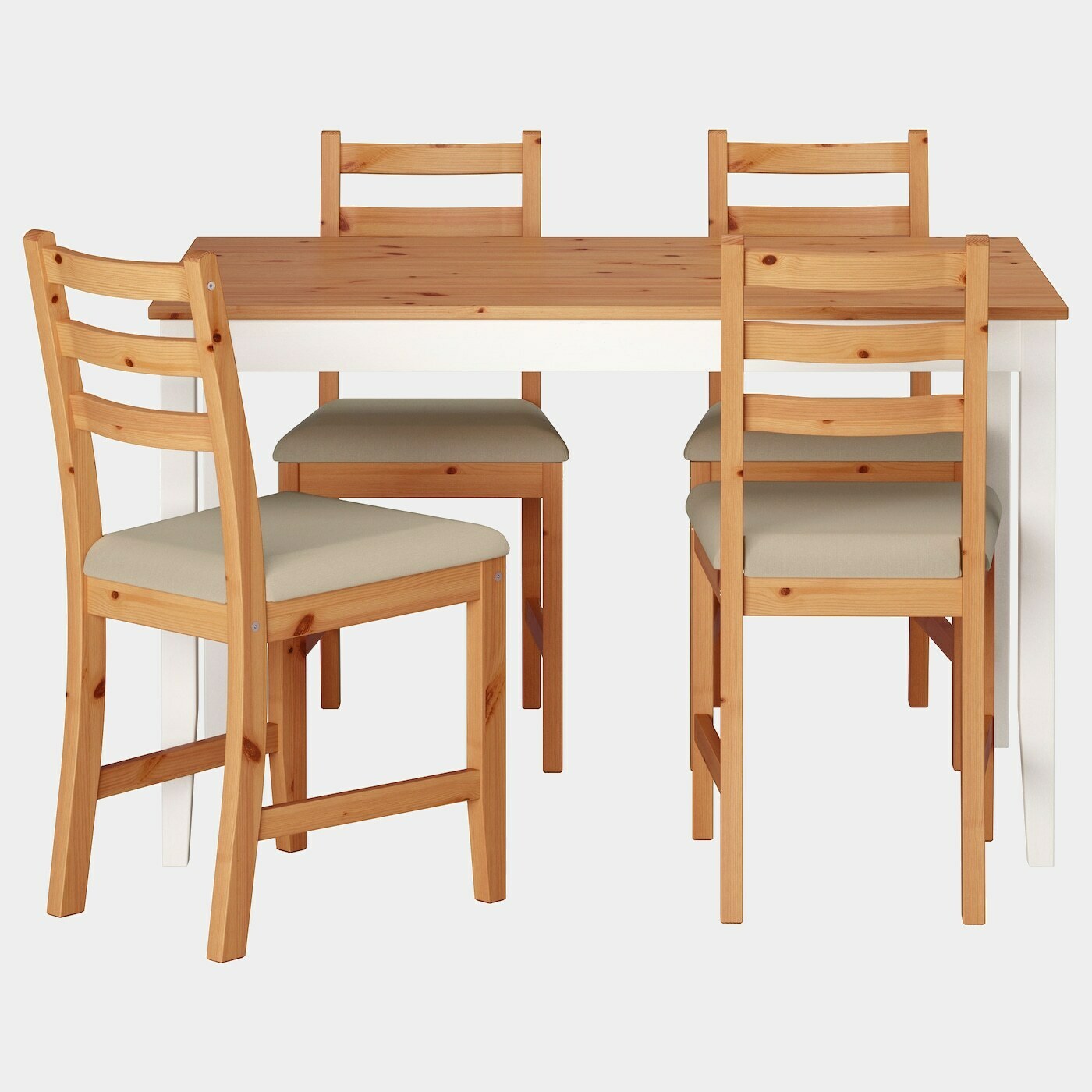 LERHAMN Tisch und 4 Stühle  - Essplatzgruppe - Möbel Ideen für dein Zuhause von Home Trends. Möbel Trends von Social Media Influencer für dein Skandi Zuhause.