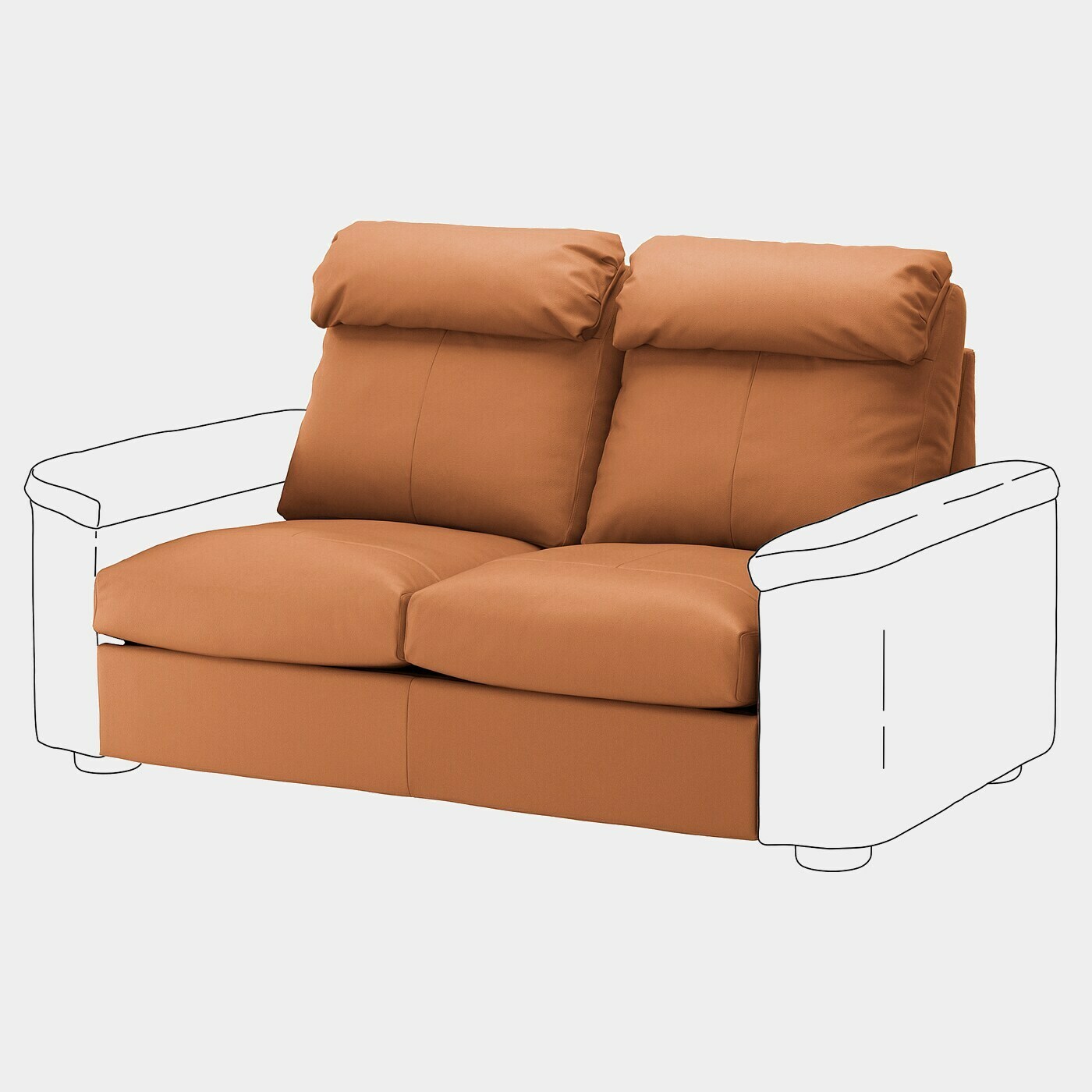 LIDHULT 2er-Bettsofaelement  - Bettsofas - Möbel Ideen für dein Zuhause von Home Trends. Möbel Trends von Social Media Influencer für dein Skandi Zuhause.