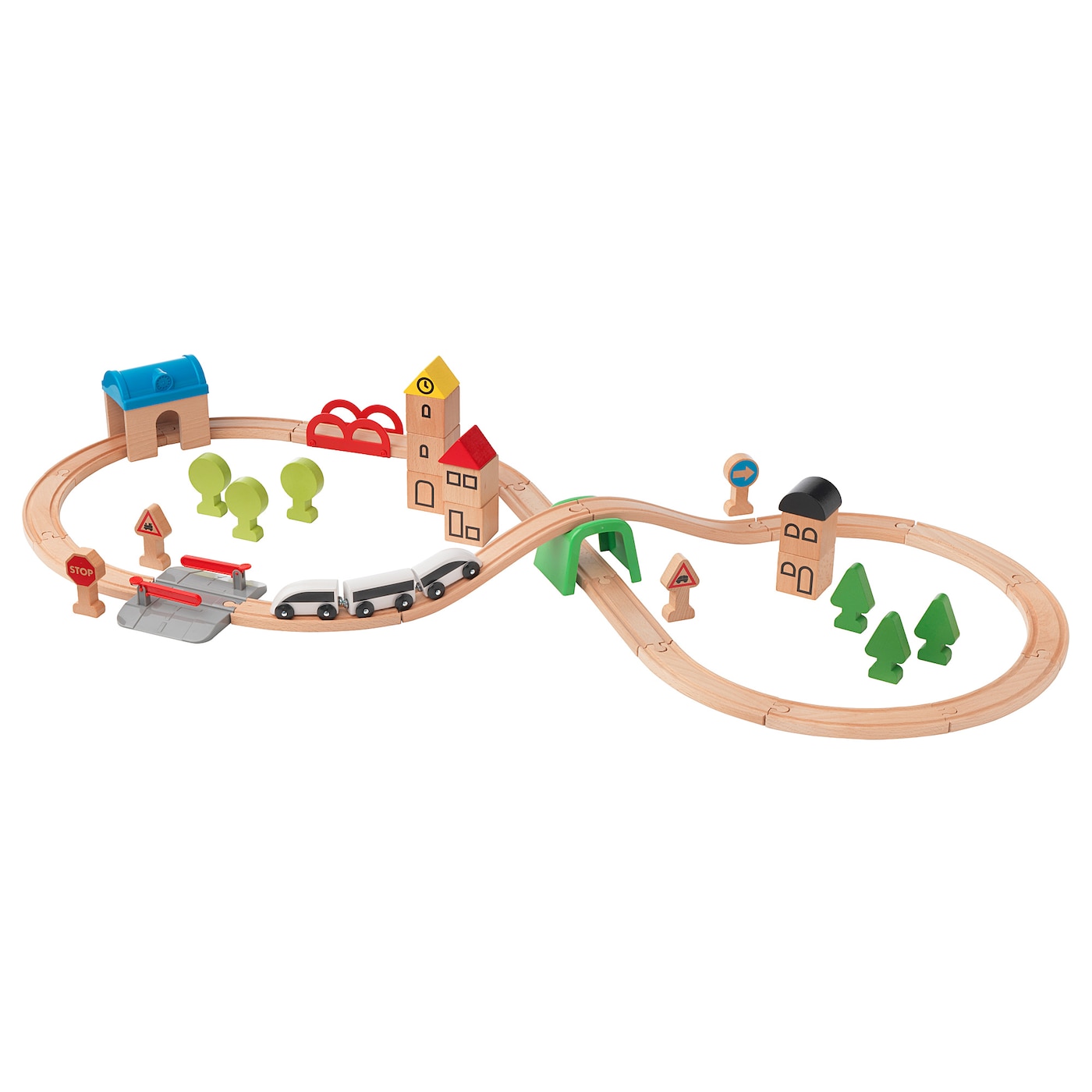 LILLABO Eisenbahn-Set mit Schienen, 45-tlg.  - Spielzeug - Babyausstattung & Kinderzimmerzubehör Ideen für dein Zuhause von Home Trends. Babyausstattung & Kinderzimmerzubehör Trends von Social Media Influencer für dein Skandi Zuhause.
