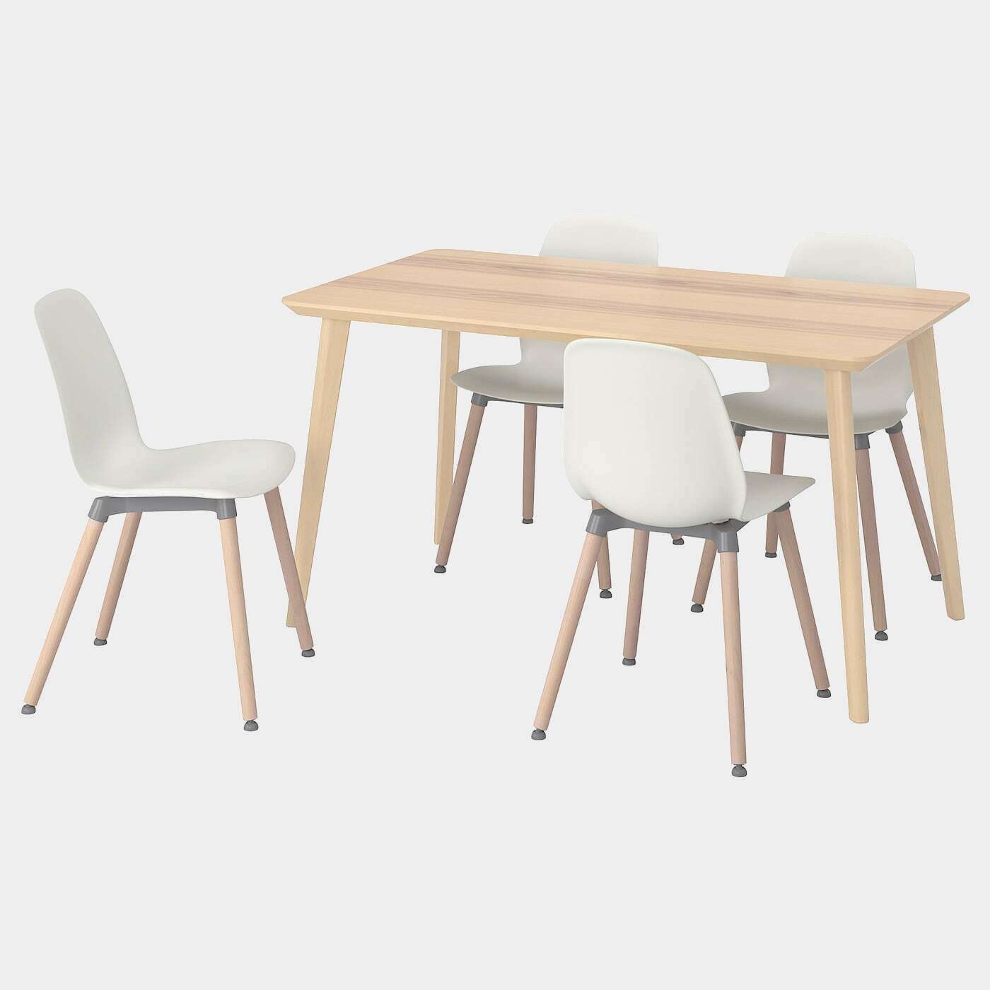 LISABO / LEIFARNE Tisch und 4 Stühle  - Essplatzgruppe - Möbel Ideen für dein Zuhause von Home Trends. Möbel Trends von Social Media Influencer für dein Skandi Zuhause.