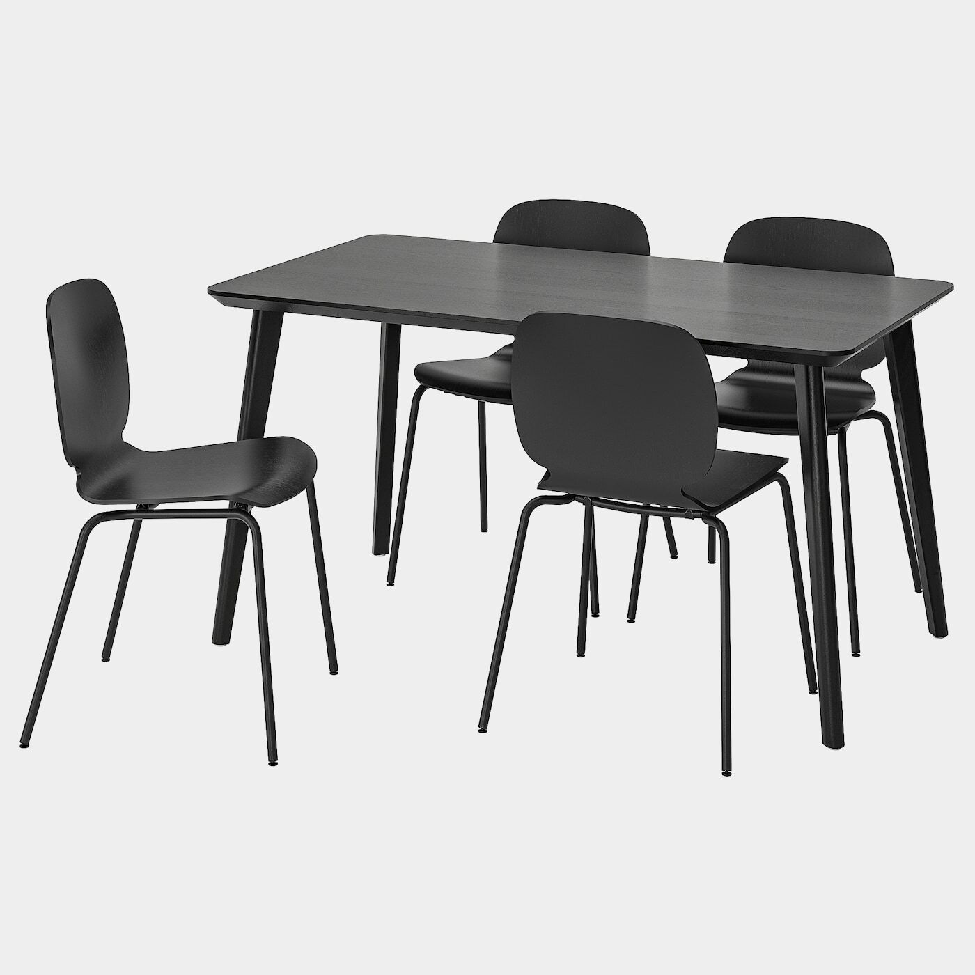 LISABO / SVENBERTIL Tisch und 4 Stühle  - Essplatzgruppe - Möbel Ideen für dein Zuhause von Home Trends. Möbel Trends von Social Media Influencer für dein Skandi Zuhause.