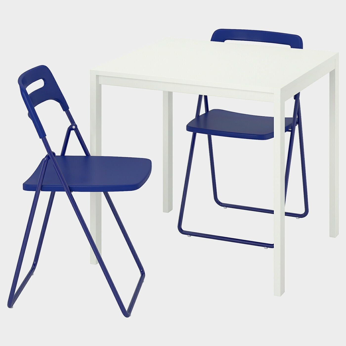 MELLTORP / NISSE Tisch und 2 Klappstühle  - Essplatzgruppe - Möbel Ideen für dein Zuhause von Home Trends. Möbel Trends von Social Media Influencer für dein Skandi Zuhause.