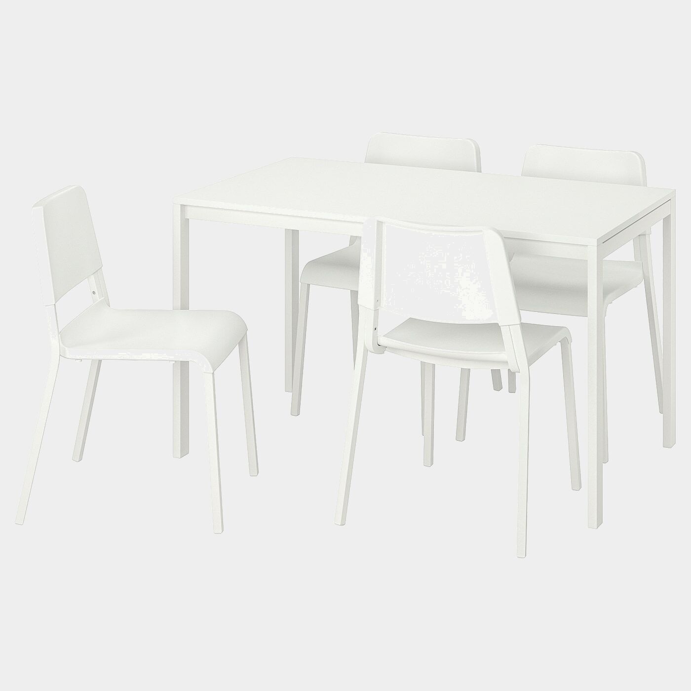 MELLTORP / TEODORES Tisch und 4 Stühle  - Essplatzgruppe - Möbel Ideen für dein Zuhause von Home Trends. Möbel Trends von Social Media Influencer für dein Skandi Zuhause.