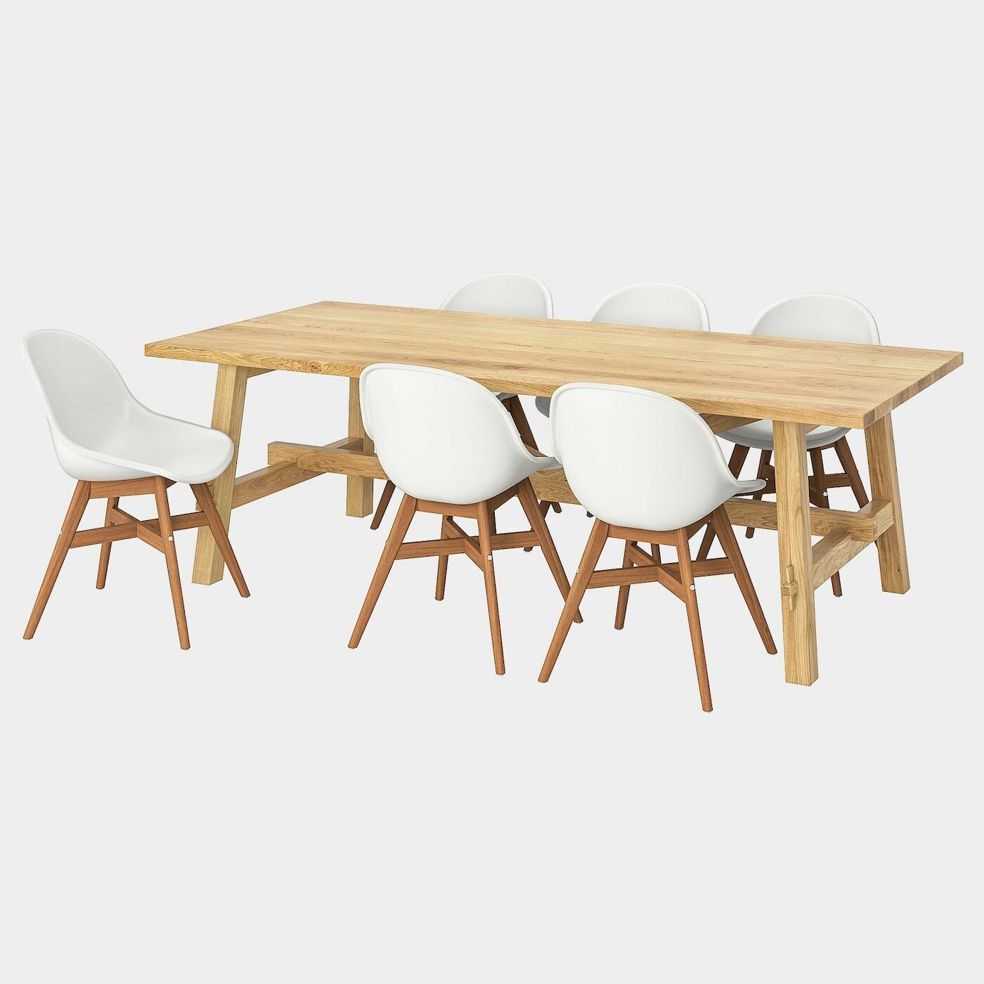 MÖCKELBY / FANBYN Tisch und 6 Stühle  - Essplatzgruppe - Möbel Ideen für dein Zuhause von Home Trends. Möbel Trends von Social Media Influencer für dein Skandi Zuhause.