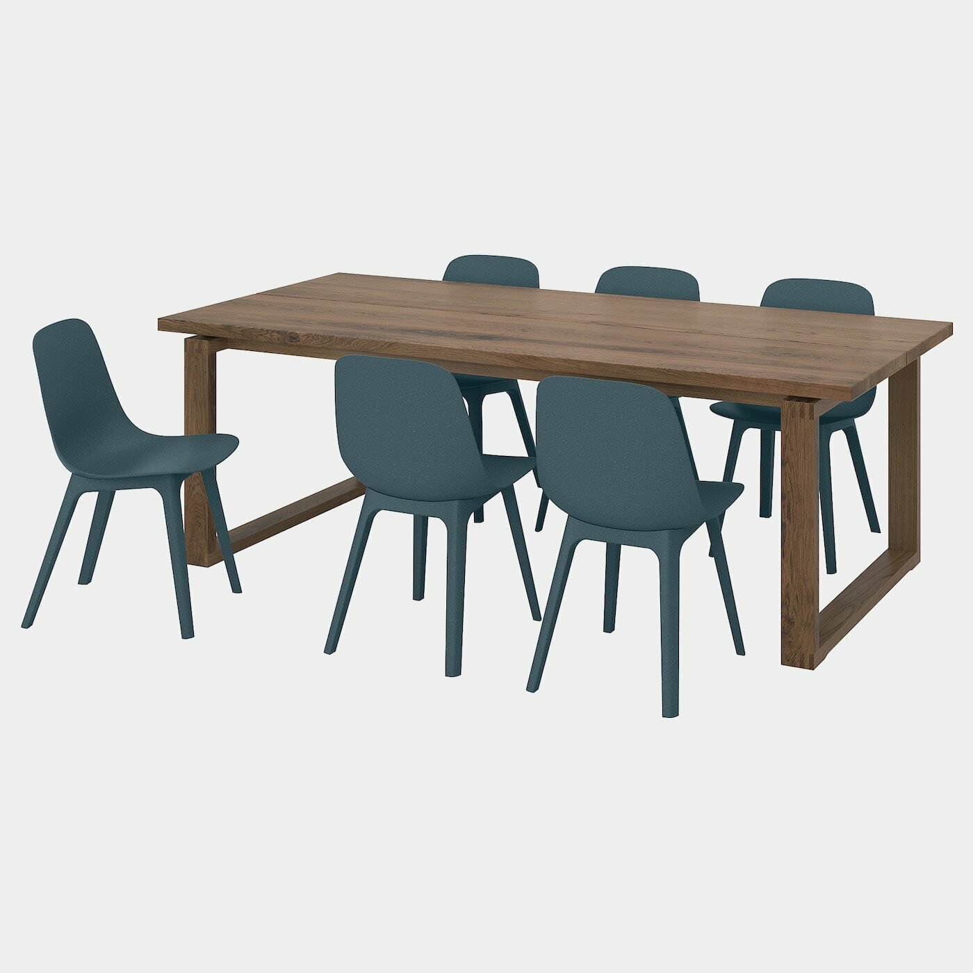MÖRBYLÅNGA / ODGER Tisch und 6 Stühle  - Essplatzgruppe - Möbel Ideen für dein Zuhause von Home Trends. Möbel Trends von Social Media Influencer für dein Skandi Zuhause.