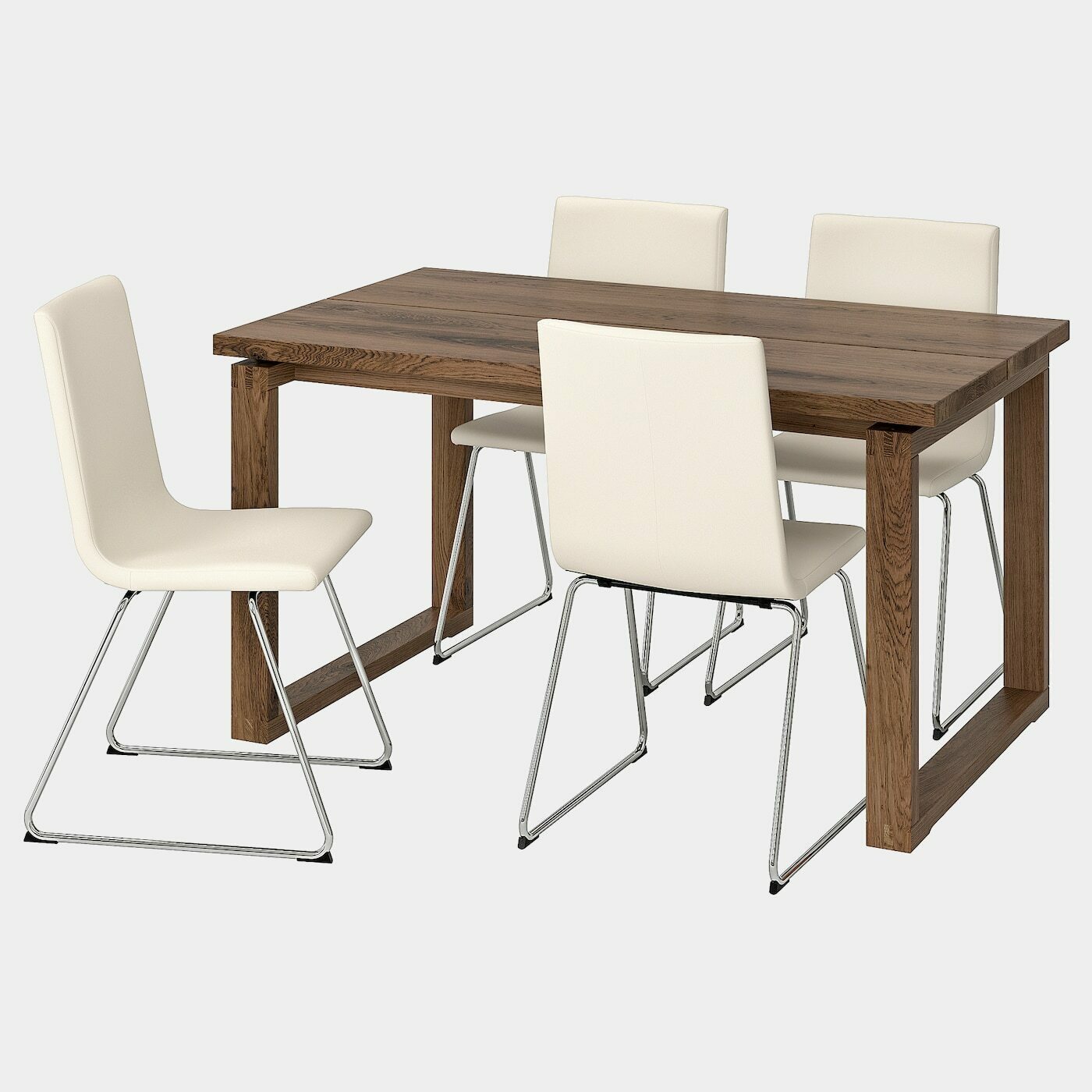 MÖRBYLÅNGA / VOLFGANG Tisch und 4 Stühle  - Essplatzgruppe - Möbel Ideen für dein Zuhause von Home Trends. Möbel Trends von Social Media Influencer für dein Skandi Zuhause.
