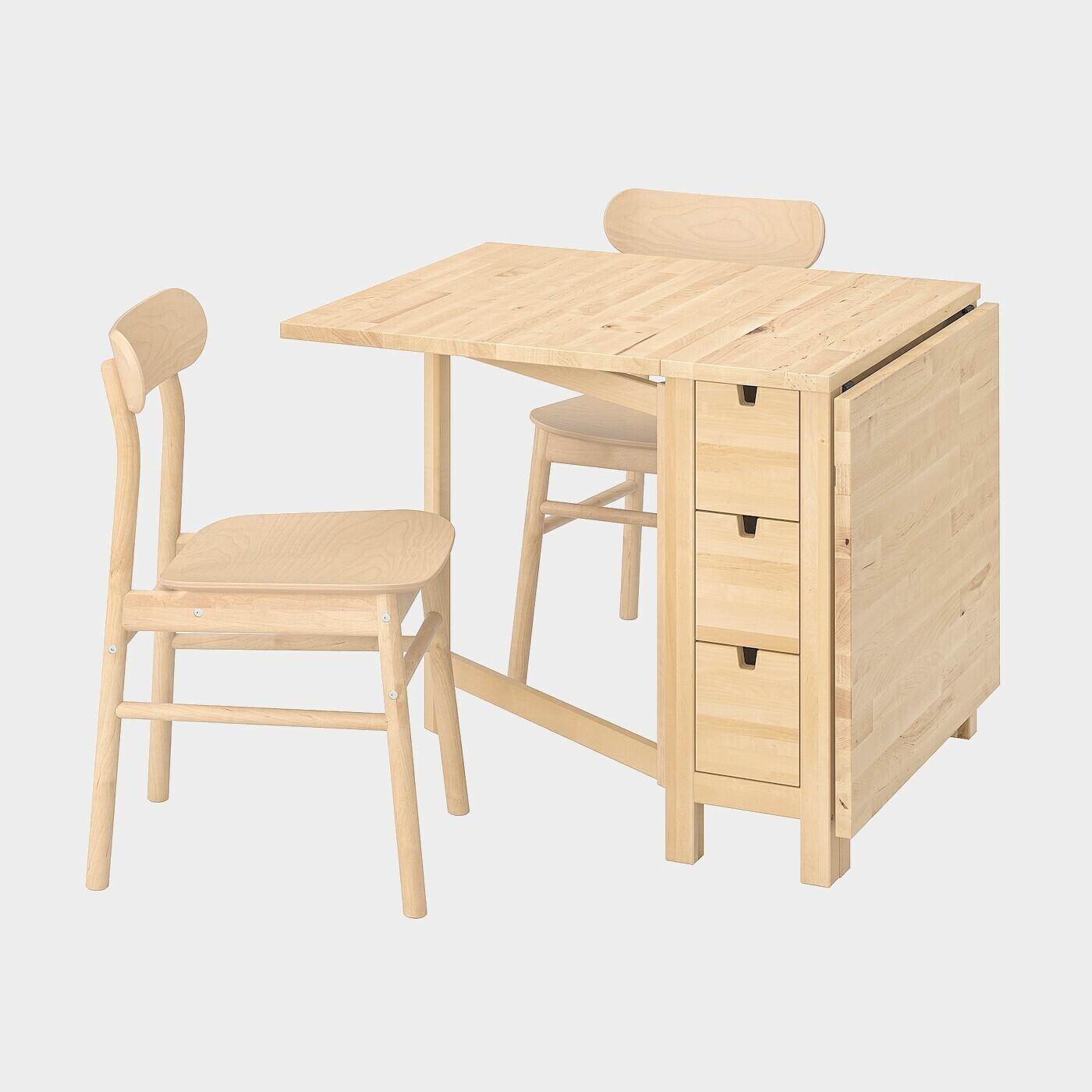 NORDEN / RÖNNINGE Tisch und 2 Stühle  -  - Möbel Ideen für dein Zuhause von Home Trends. Möbel Trends von Social Media Influencer für dein Skandi Zuhause.