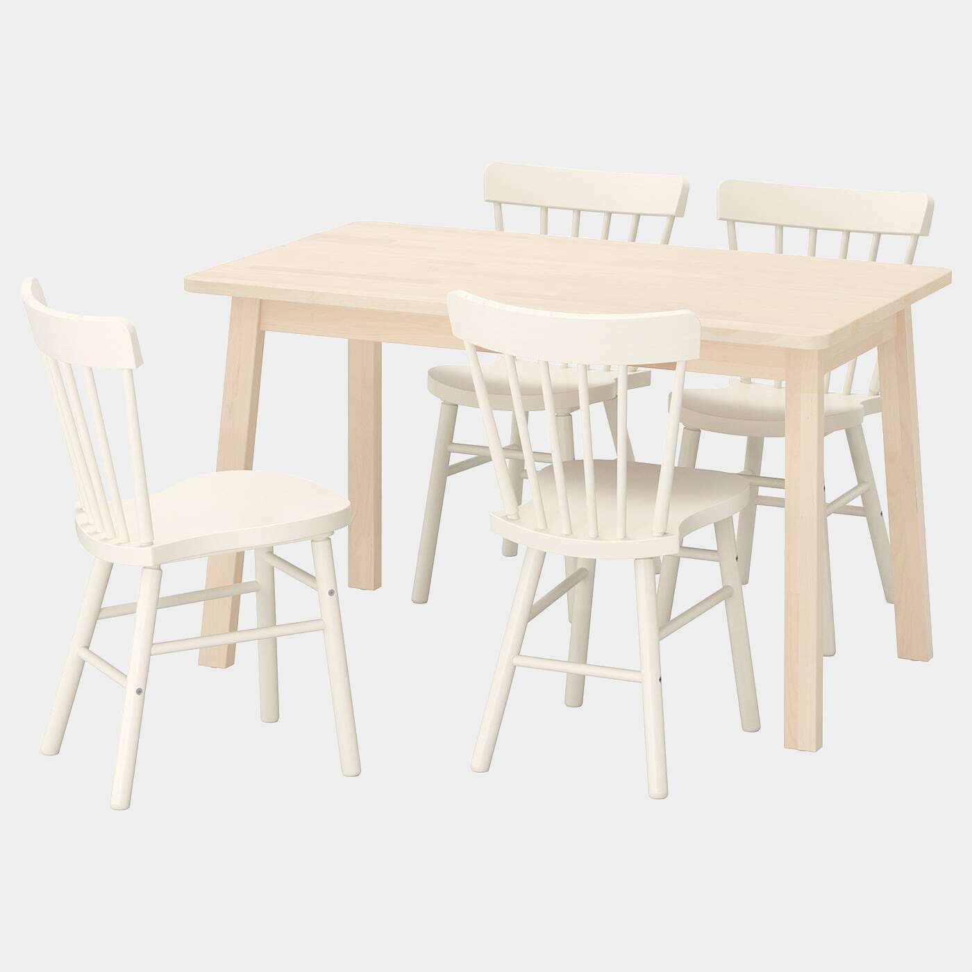 NORRÅKER / NORRARYD Tisch und 4 Stühle  - Essplatzgruppe - Möbel Ideen für dein Zuhause von Home Trends. Möbel Trends von Social Media Influencer für dein Skandi Zuhause.