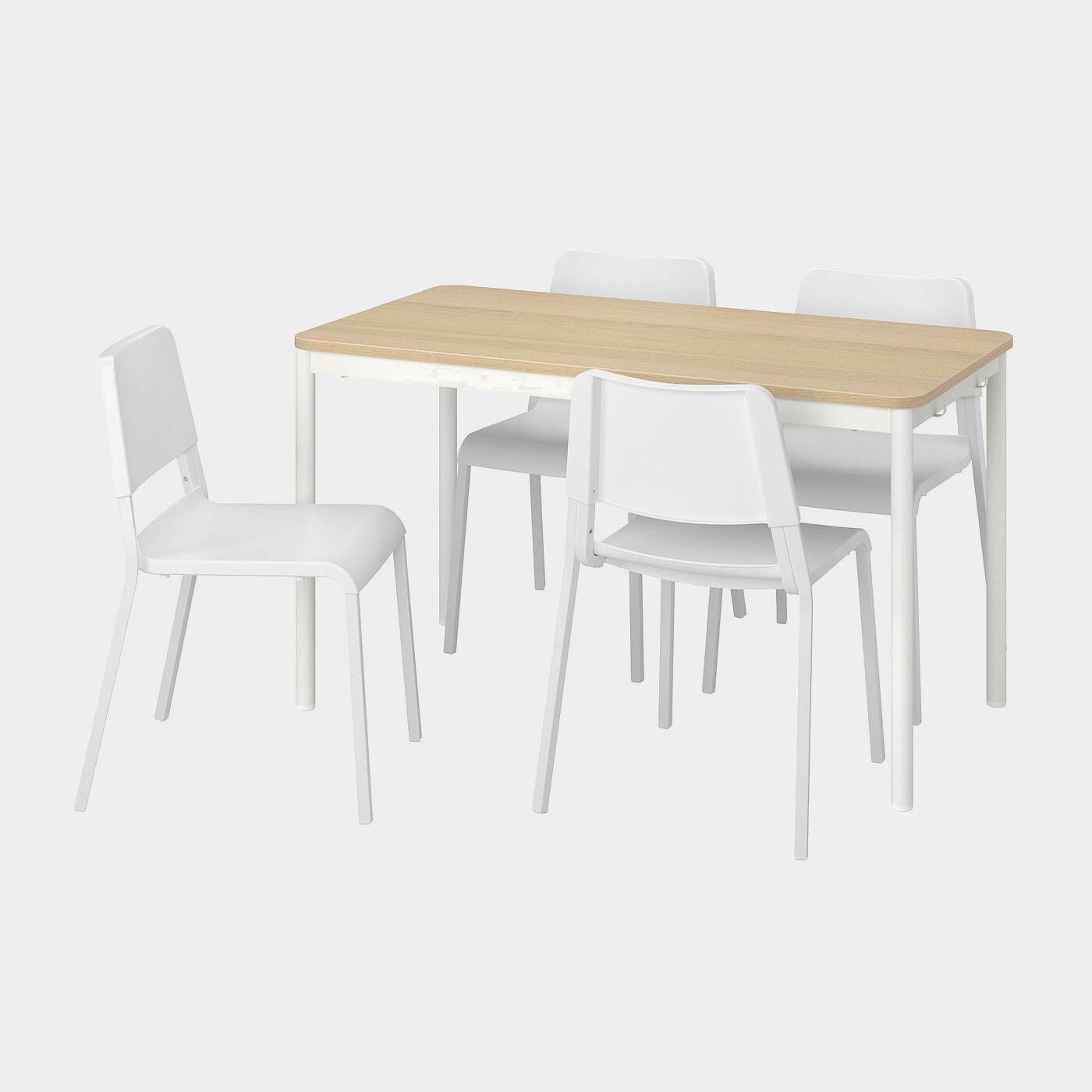 TOMMARYD / TEODORES Tisch und 4 Stühle  -  - Möbel Ideen für dein Zuhause von Home Trends. Möbel Trends von Social Media Influencer für dein Skandi Zuhause.