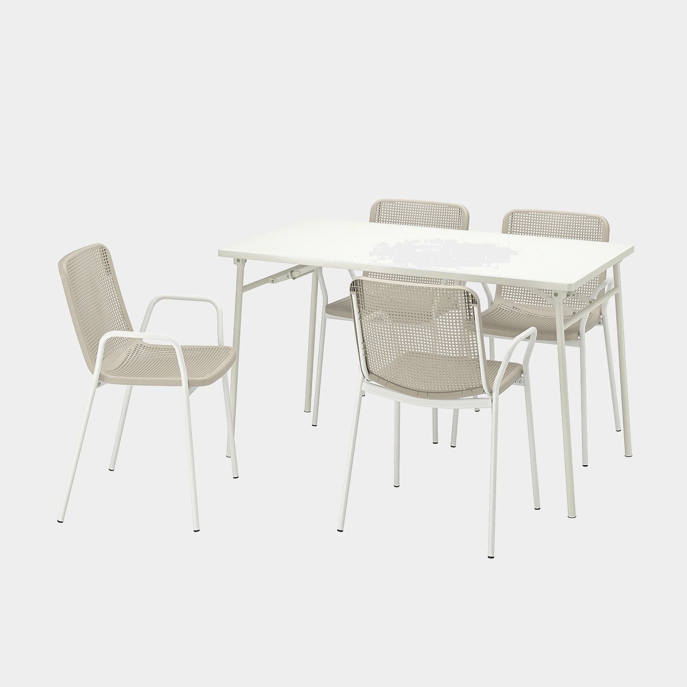 TORPARÖ Tisch+4 Armlehnstühle/außen  -  - Möbel Ideen für dein Zuhause von Home Trends. Möbel Trends von Social Media Influencer für dein Skandi Zuhause.