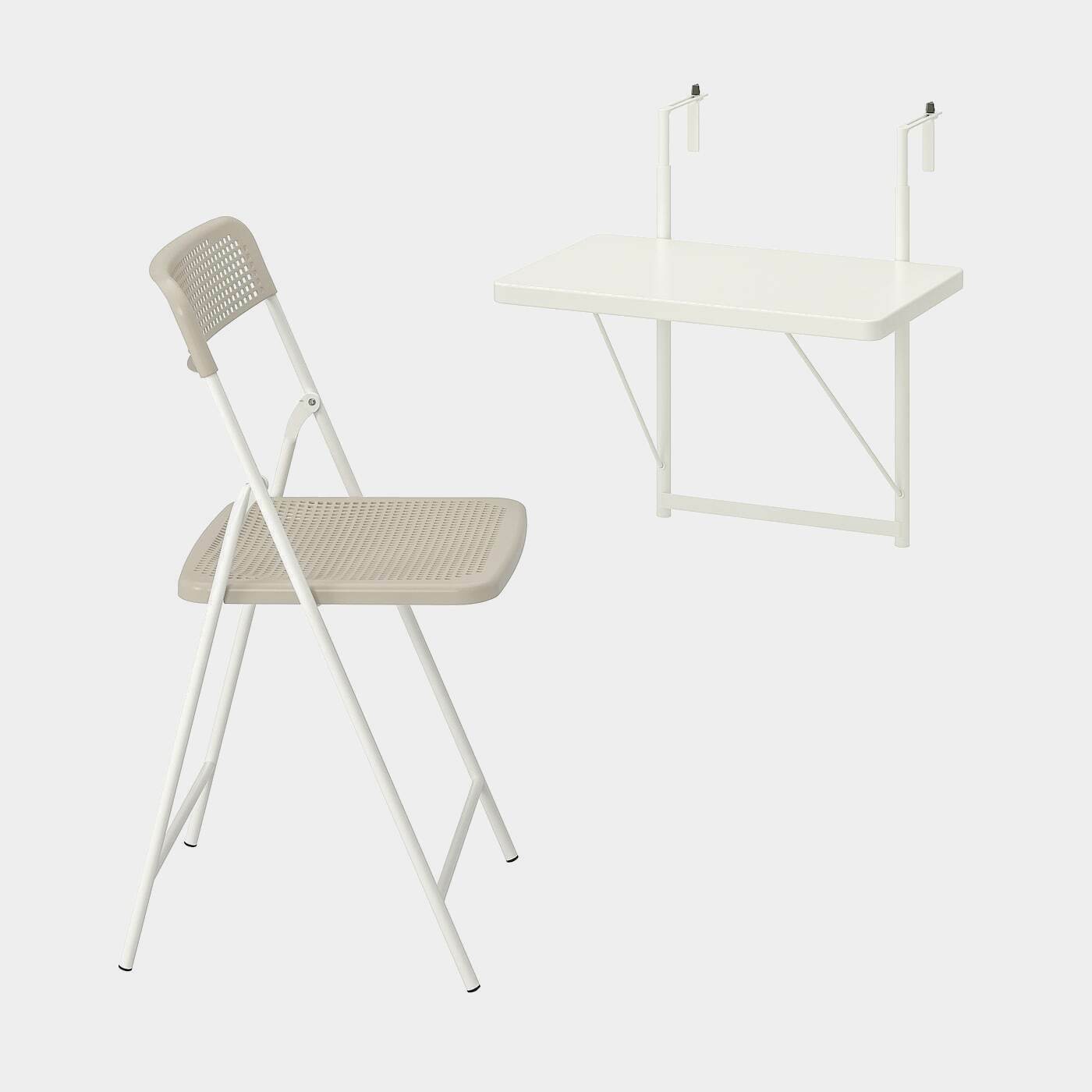 TORPARÖ Wandtisch + Klappstuhl/außen  -  - Möbel Ideen für dein Zuhause von Home Trends. Möbel Trends von Social Media Influencer für dein Skandi Zuhause.