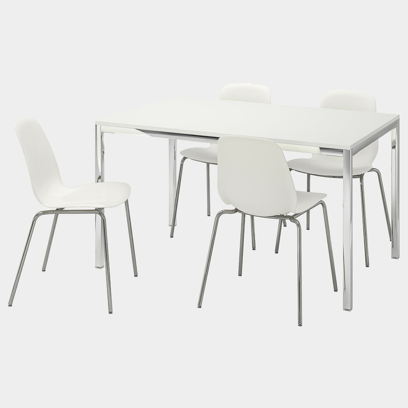 TORSBY / LEIFARNE Tisch und 4 Stühle  - Essplatzgruppe - Möbel Ideen für dein Zuhause von Home Trends. Möbel Trends von Social Media Influencer für dein Skandi Zuhause.