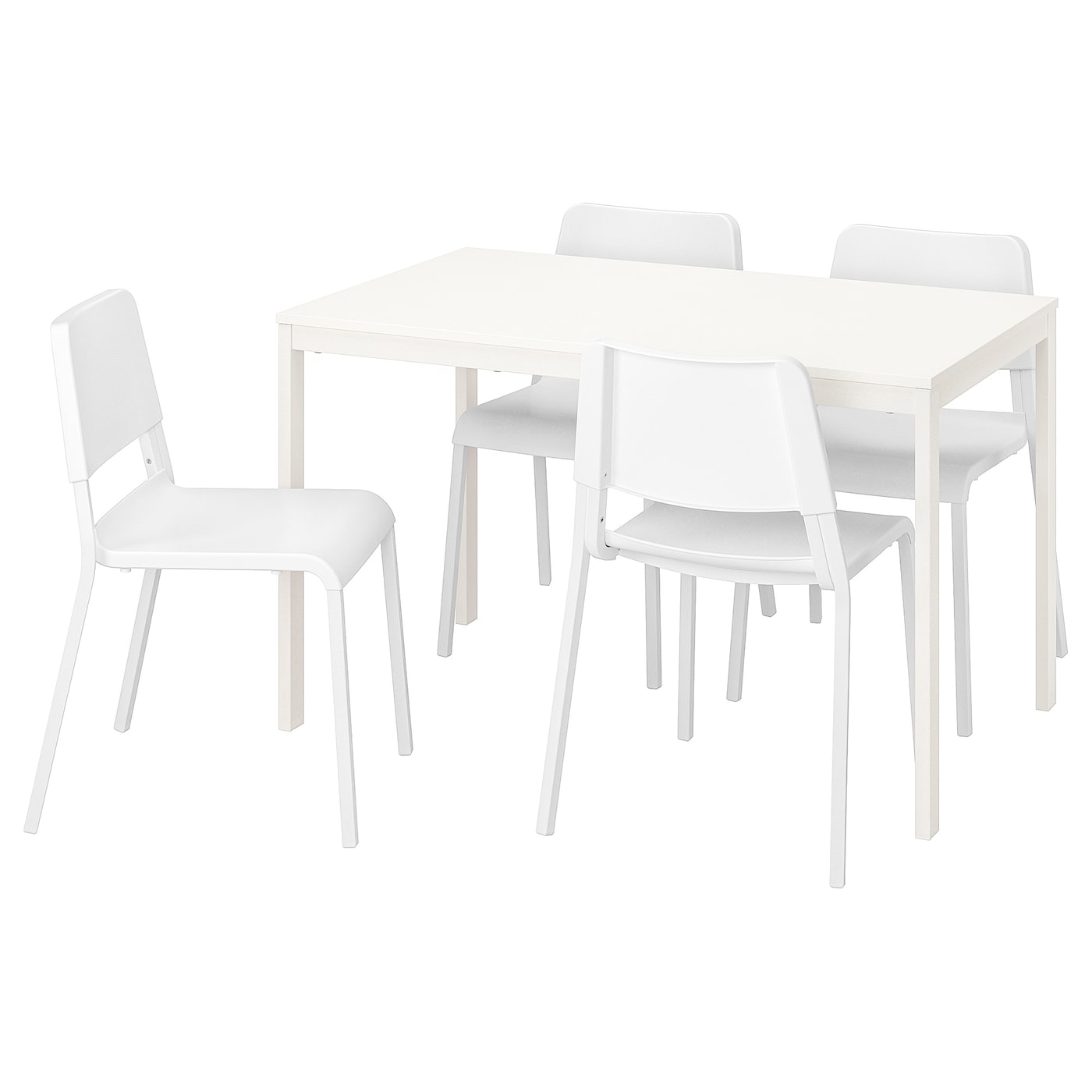 VANGSTA / TEODORES Tisch und 4 Stühle  - Essplatzgruppe - Möbel Ideen für dein Zuhause von Home Trends. Möbel Trends von Social Media Influencer für dein Skandi Zuhause.