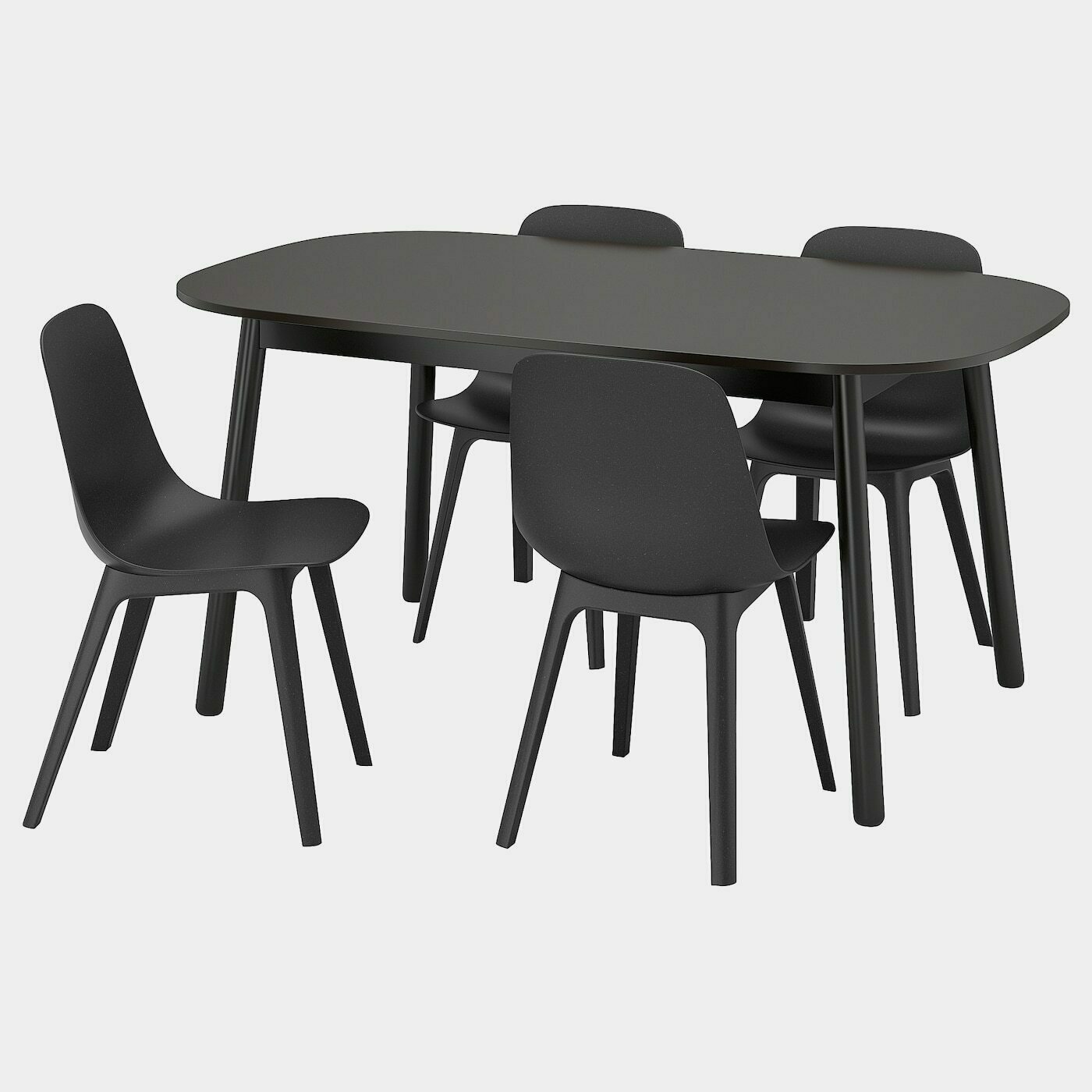VEDBO / ODGER Tisch und 4 Stühle  -  - Möbel Ideen für dein Zuhause von Home Trends. Möbel Trends von Social Media Influencer für dein Skandi Zuhause.