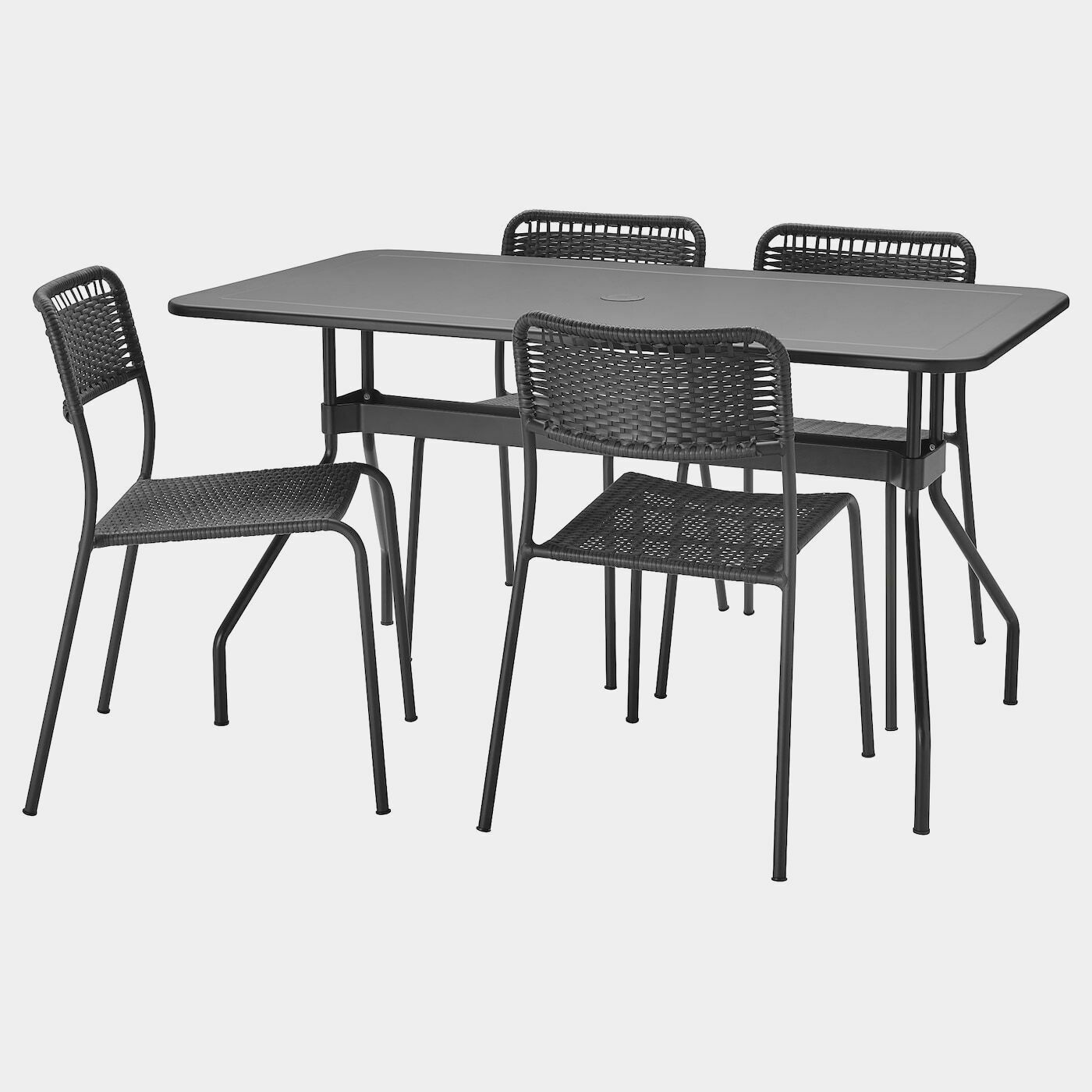 VIHOLMEN Tisch+4 Stühle/außen  -  - Möbel Ideen für dein Zuhause von Home Trends. Möbel Trends von Social Media Influencer für dein Skandi Zuhause.