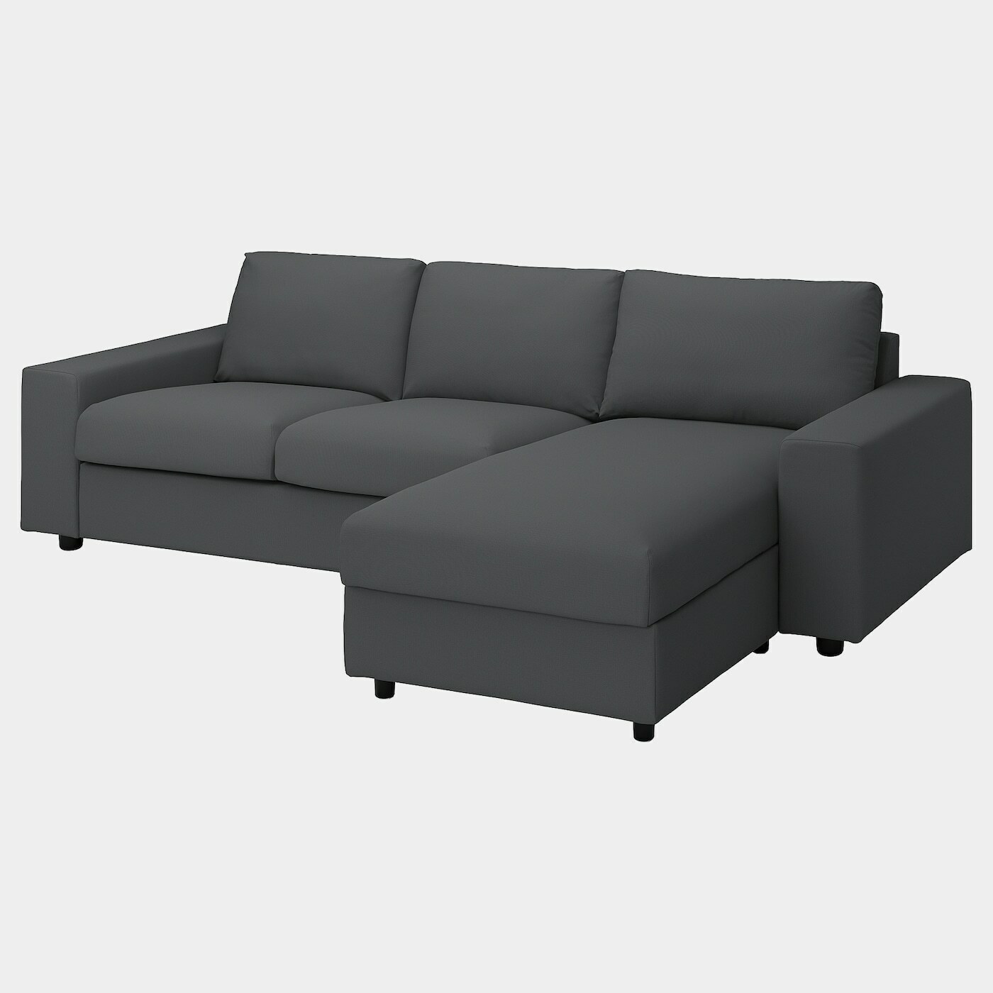VIMLE 3er-Sofa mit Récamiere  -  - Möbel Ideen für dein Zuhause von Home Trends. Möbel Trends von Social Media Influencer für dein Skandi Zuhause.