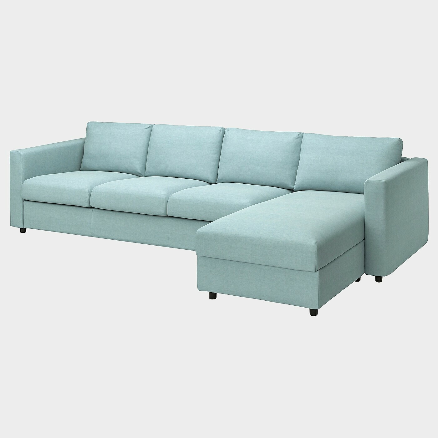 VIMLE 4er-Sofa mit Récamiere  -  - Möbel Ideen für dein Zuhause von Home Trends. Möbel Trends von Social Media Influencer für dein Skandi Zuhause.