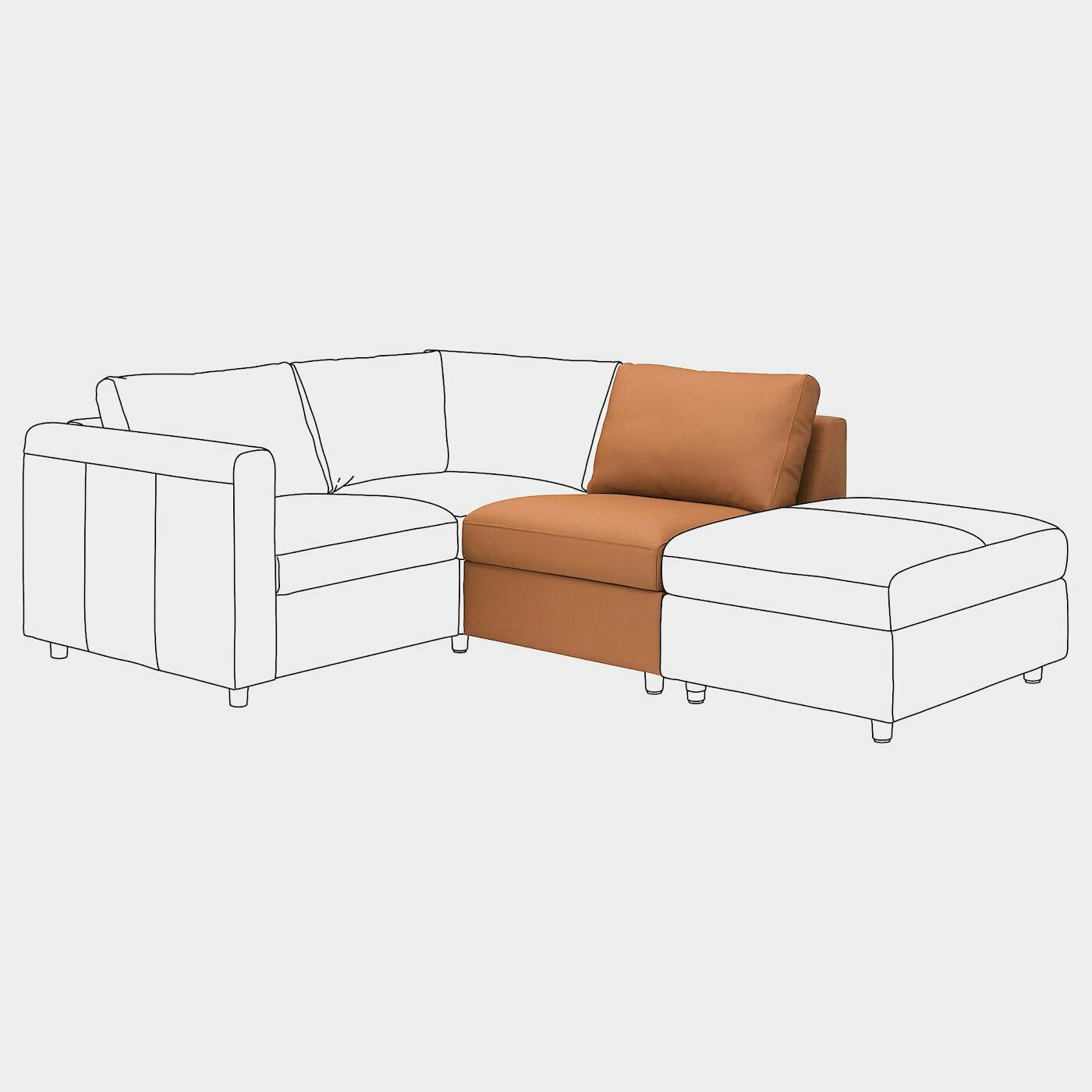 VIMLE Sitzelement 1  -  - Möbel Ideen für dein Zuhause von Home Trends. Möbel Trends von Social Media Influencer für dein Skandi Zuhause.