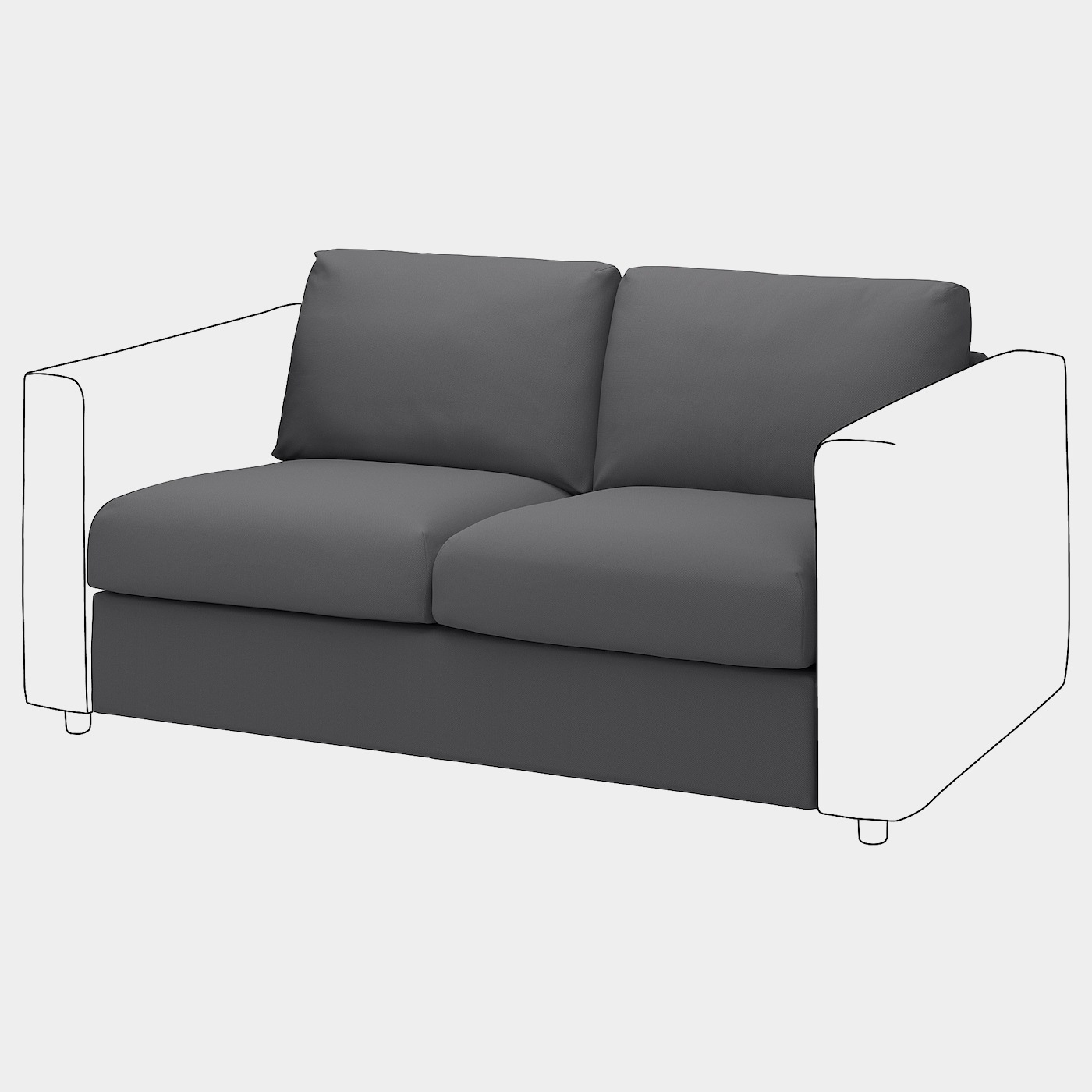 VIMLE Sitzelement 2  -  - Möbel Ideen für dein Zuhause von Home Trends. Möbel Trends von Social Media Influencer für dein Skandi Zuhause.