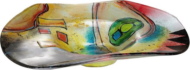 GILDE GLAS art Dekoschale »Confuso 1«, handbemalt mit Fusingglas-Elementen-Dekoschalen-Inspirationen