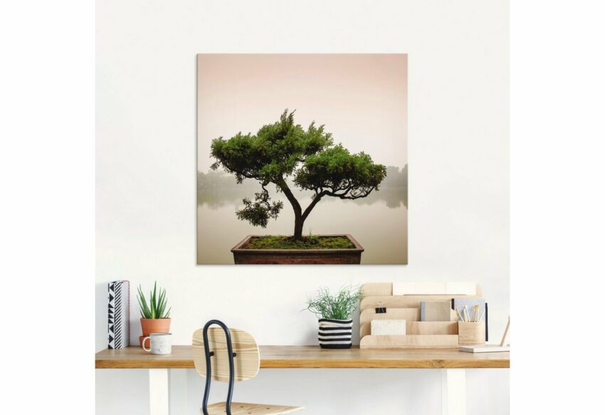 Artland Glasbild »Chinesischer Bonsaibaum«, Bäume (1 Stück)-Bilder-Ideen für dein Zuhause von Home Trends
