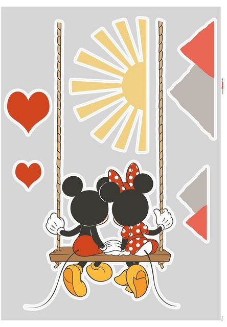 Komar Wandtattoo »Mickey Swing« (7 Stück), 50 x 70 cm-Wandtattoos-Inspirationen