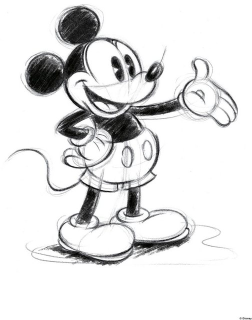 Disney Leinwandbild »Mickey Sketch«, (1 Stück)-Bilder-Inspirationen