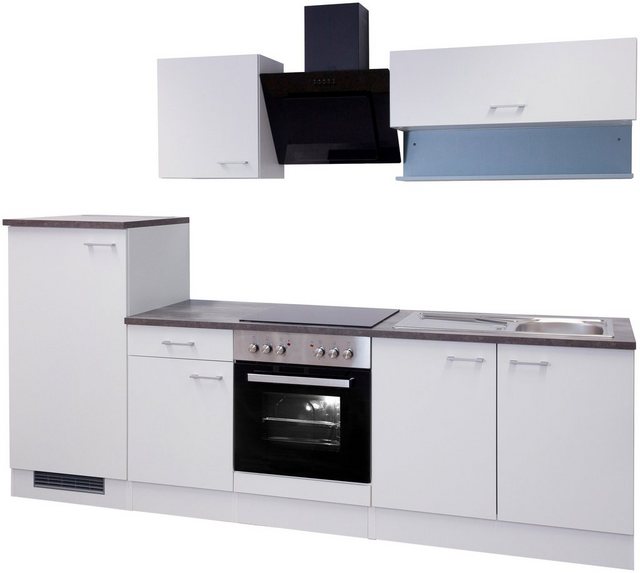 Flex-Well Küchenzeile, mit E-Geräten, Gesamtbreite 270 cm-Küchenzeilen-Inspirationen