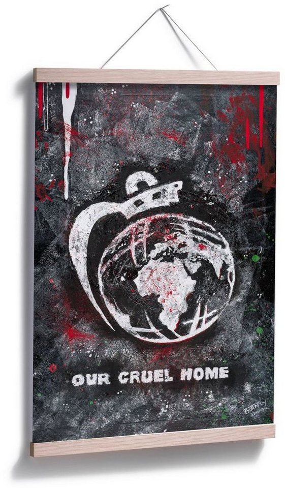 Wall-Art Poster »Our Cruel World«, Schriftzug (1 Stück), Poster, Wandbild, Bild, Wandposter-Bilder-Ideen für dein Zuhause von Home Trends