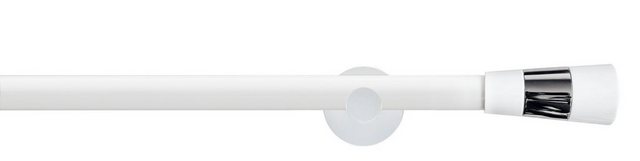 Gardinenstange »White Granada«, GARESA, Ø 20 mm, 2-läufig, Wunschmaßlänge, inkl. je10 cm einen Ring + FH, Träger, Endknöpfe-Gardinenstangen-Inspirationen