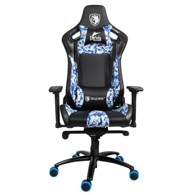 Sades Gaming-Stuhl »"Dorado" schwarz/camouflage/blau, Kunstleder, 4D-Armlehnen, ergonomischer Gamingstuhl, Bürostuhl, Schreibtischstuhl, geeignet für Jugendliche und Erwachsene« (1 Stück)-Stühle-Inspirationen