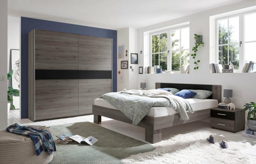 Schlafkontor Schlafzimmer-Set »Marvic«, Bett 180 cm, 2 Nachttische, Schwebetürenschrank-Komplettzimmer-Ideen für dein Zuhause von Home Trends
