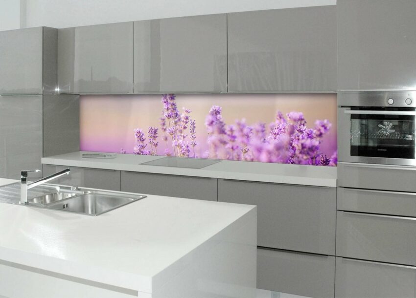 MySpotti Küchenrückwand »profix, Lavendelfeld«-Küchenrückwände-Ideen für dein Zuhause von Home Trends