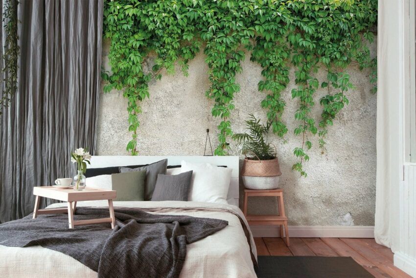 living walls Fototapete »Designwalls Climbing Leaves«, glatt, (5 St)-Tapeten-Ideen für dein Zuhause von Home Trends