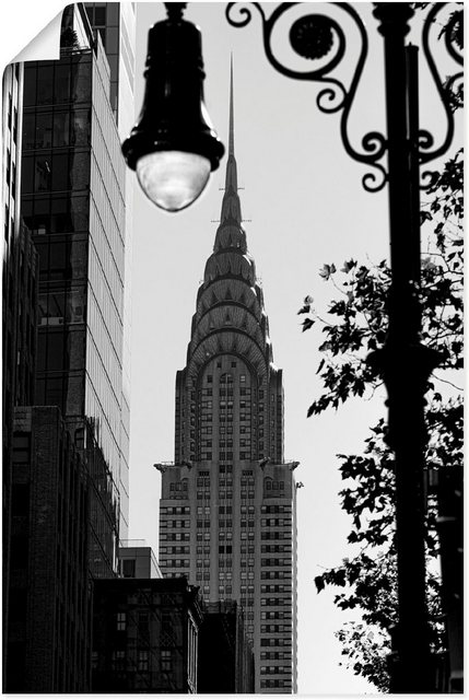 Artland Wandbild »New York Chrysler Building«, New York (1 Stück), in vielen Größen & Produktarten - Alubild / Outdoorbild für den Außenbereich, Leinwandbild, Poster, Wandaufkleber / Wandtattoo auch für Badezimmer geeignet-Bilder-Inspirationen