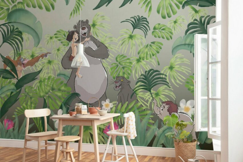 Komar Fototapete »Welcome To the Jungle«, glatt, Comic, mehrfarbig-Tapeten-Ideen für dein Zuhause von Home Trends