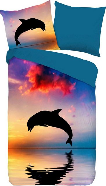 Kinderbettwäsche »Dolphin«, good morning, mit Delphin-Bettwäsche-Inspirationen