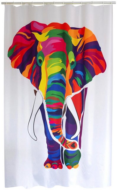 Ridder Duschvorhang »Elephant« Breite 180 cm, inkl. Duschvorhangringe-Duschvorhänge-Inspirationen